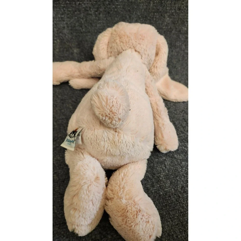 Jellycat Bunny Plush Medium Light Pink Stuffed Animal Floppy Ears Soft Toy